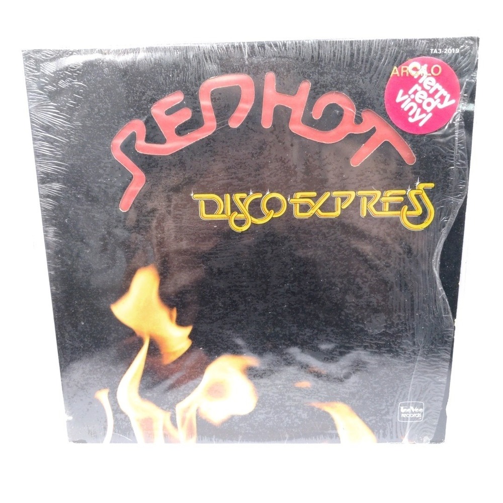 VTG 1979 TeeVee Red Hot Disco Express LP Vinyl 12" Compilation Cherry Red